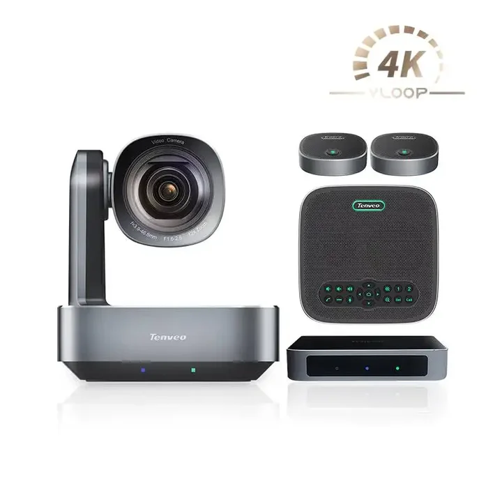 MS2026 Tenveo High-end 4k Conference System VL12U 12x Optical Zoom HDMI,DP,Noise Reduction USB//Wireless/3.5mm Jack and HUB