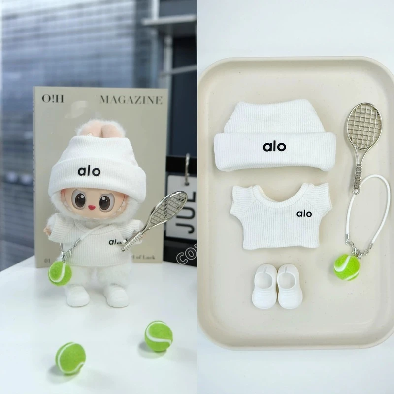 

Милая одежда для бадминтона Labu17 см первого поколения второго поколения, спортивный комплект, одежда для кукол, аксессуары, подарок ﻿