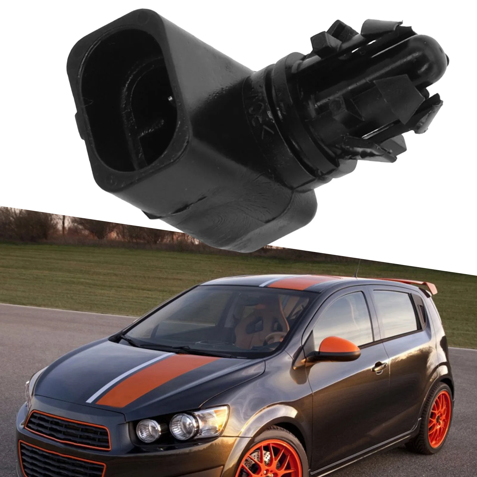 OEM Number Automotive Replacement Air Ambient Temperature Sensor 25775833 Temperature Sensor Wear-resistant ABS Material