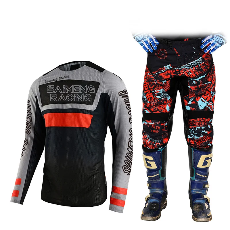 

Motocross Jersey Pant Kits Mens Kits Women's MX ATV Enduro Dirt Bike Combo racing suit Enduro mountain Downhill Trail