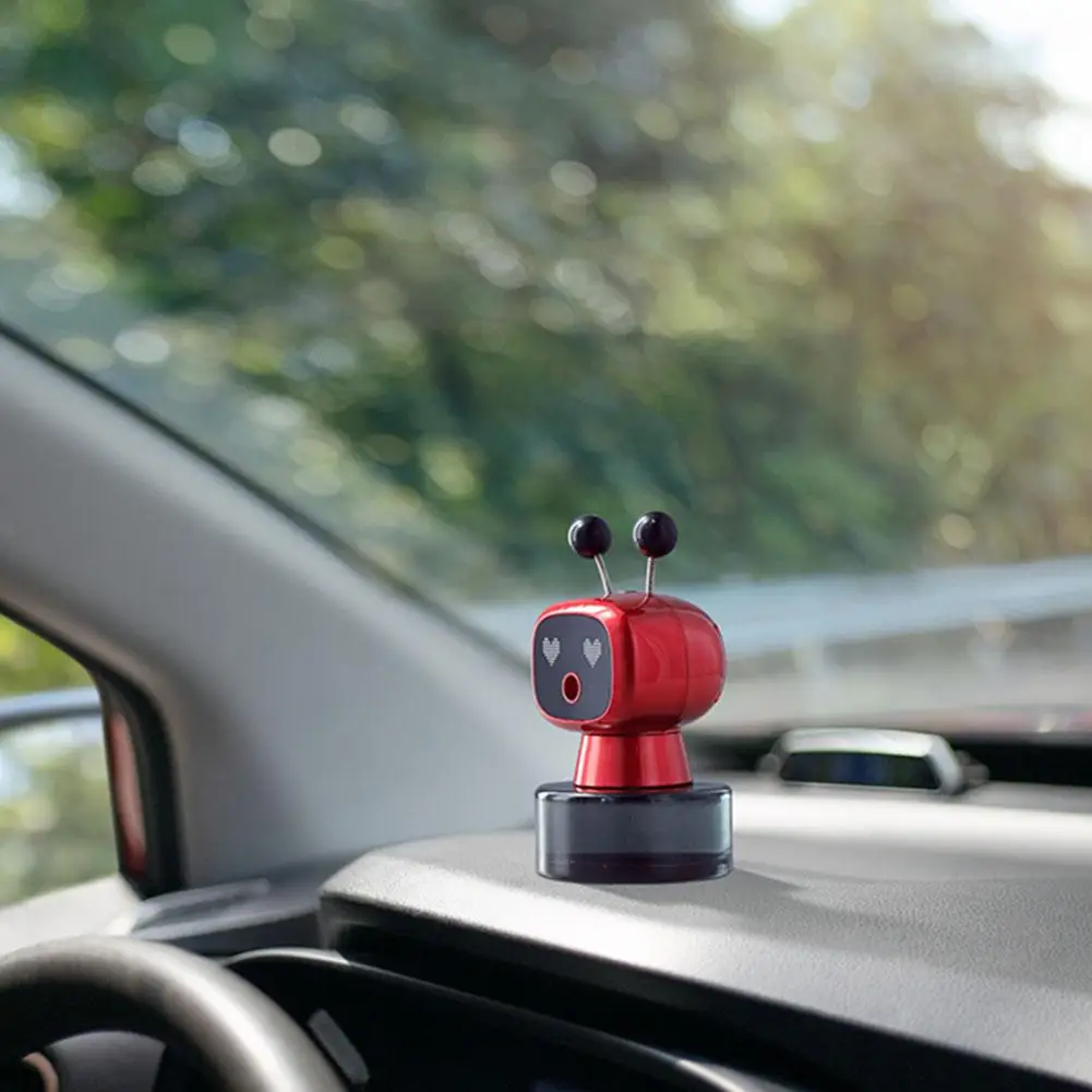 Ambientador inteligente recargable para coche, robótico de aromaterapia automática con diseño, detección de decoración difusor de encendido y pulverización automática, T2M6