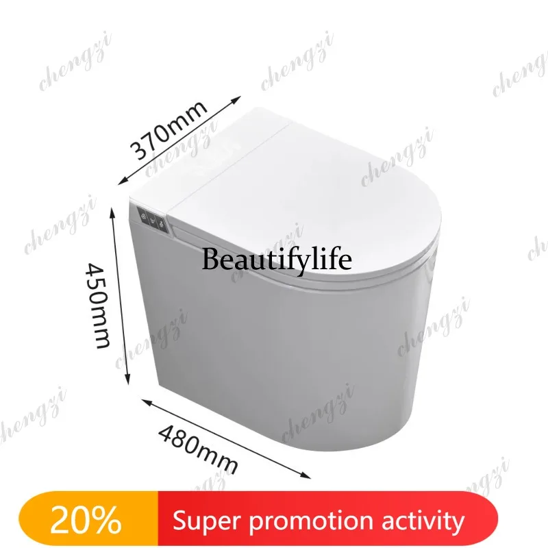 DD Smart toilet 48cm built-in foam shield F4 integrated removable spray rod toilet