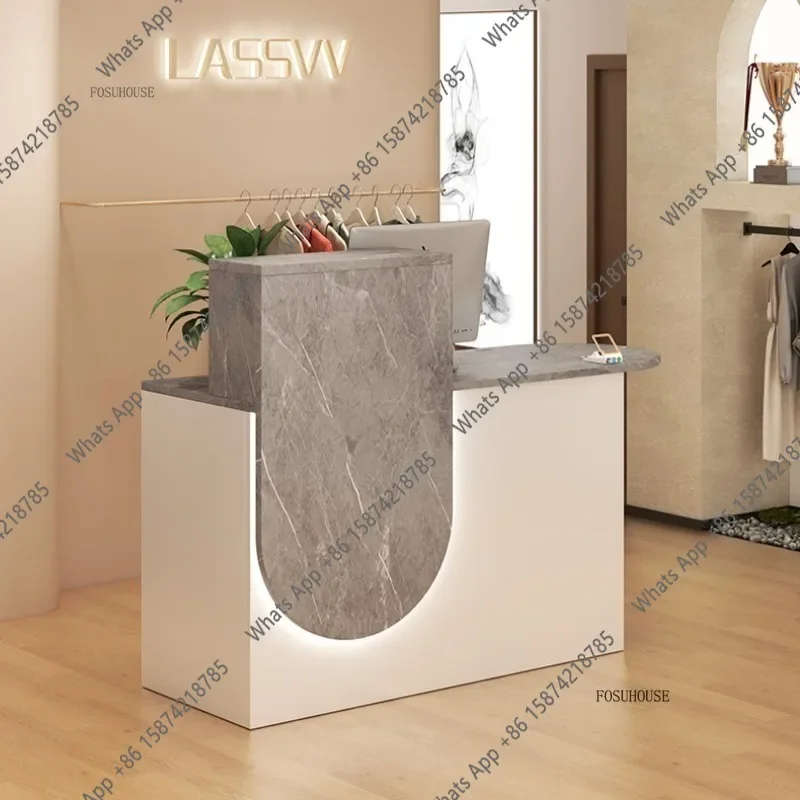 

J C Modern Office Reception Desk Counter Supermarket Shop Clothing Store Bar Counter Beauty Salon Barber Shop Hair Salon Cashier