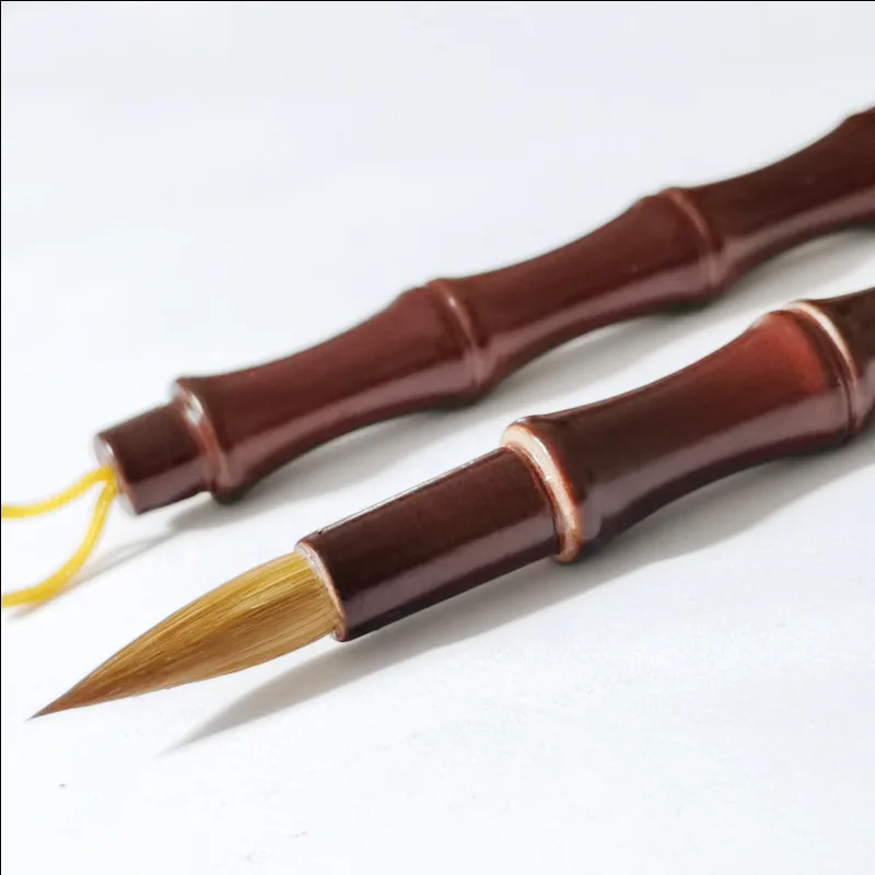 Wolf and Small-case Brush Four Treasures of The Study Small-case Small-line Cursive French Brush
