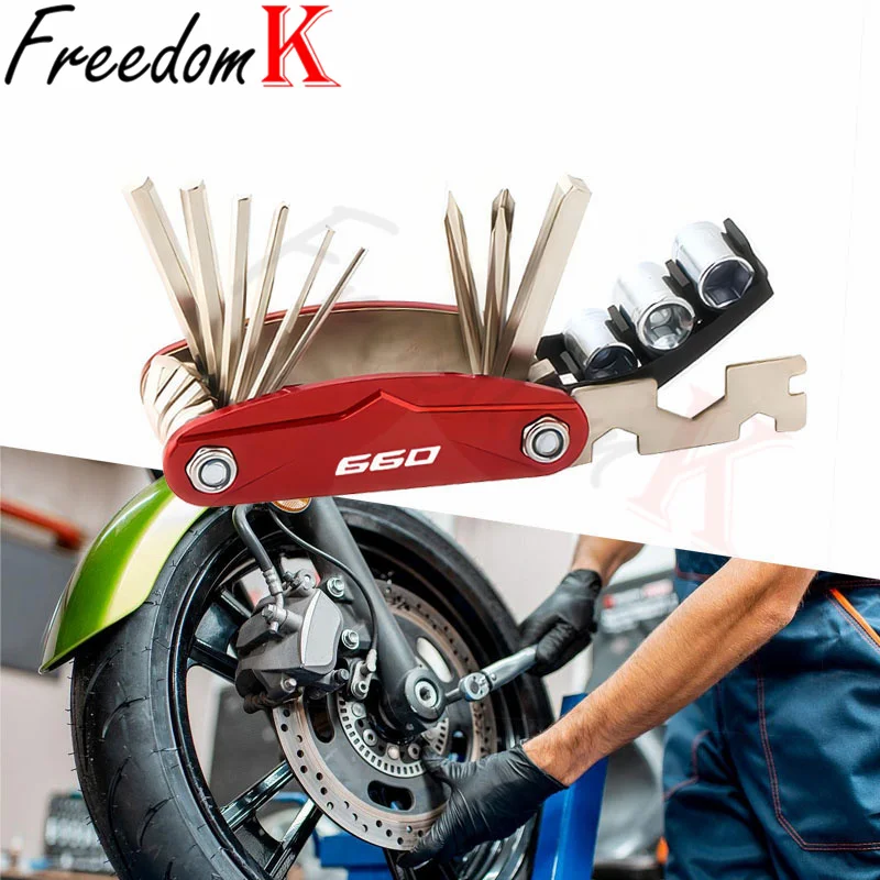 

For 660 2021 2022 660 2023 Motorcycle CNC Multi Tool Repair Screwdriver Set