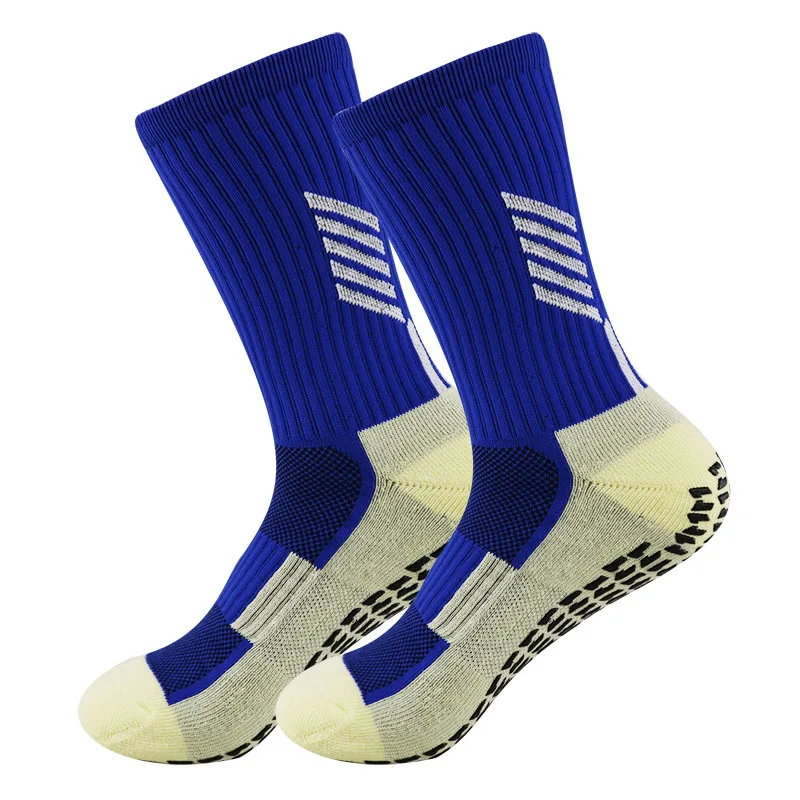 Football Socks Round Silicone Suction Cup Grip Anti Slip Soccer Socks Sports Men Women Baseball Rugby Cycling Socks