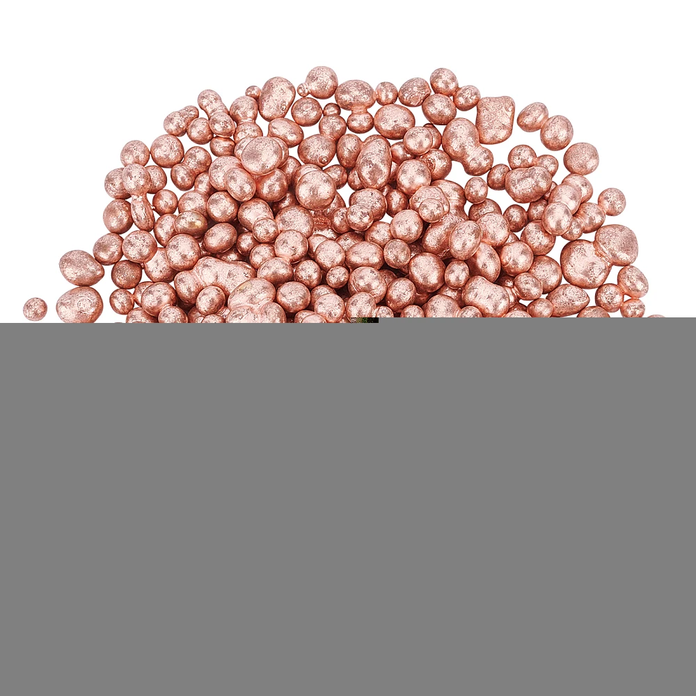 300g Red Copper Spacer Beads Alloy Bead Spacers Jewelry Beads for Bracelet Necklace Jewelry Supplies and Casting Alloy-Rings