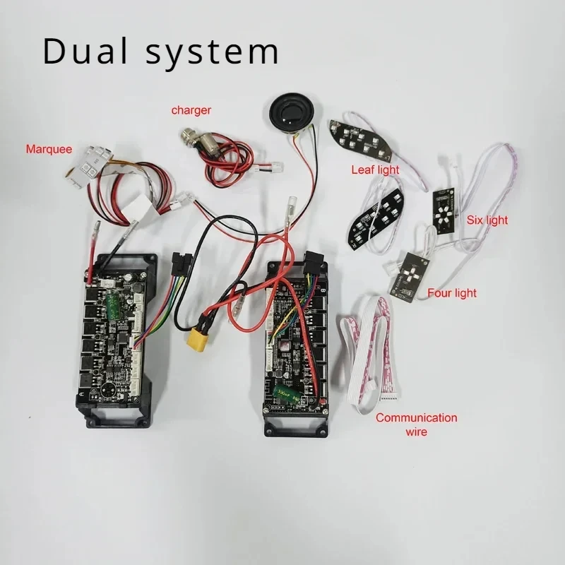 DIY 6.5 Inch Scooter Single/Dual System KCQ Motherboard Balance Scooter Accessories Hoverboard With Bluetooth Original Factory