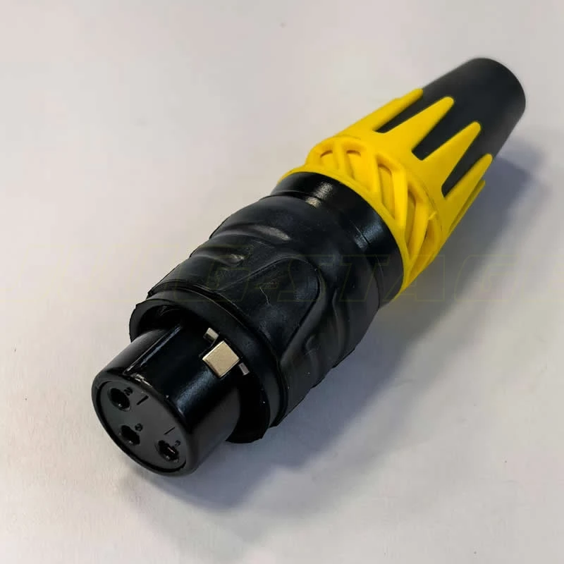1pair/lot 3PIN XLR DMX 3 Pin Adapter Male Female Microphone Audio Cables Plug Connectors Male Female MIC Snake Plug Cable Con