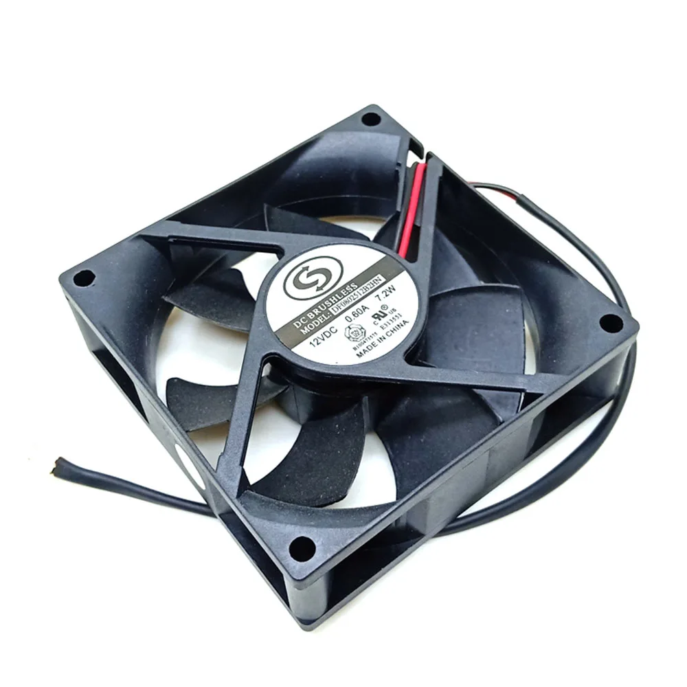 New DF0802512B2HN For Ant S9 S7 Shenma Ebang E12+ 8025 80X80X25mm 0.60A 7.2W 12V high speed power converter cooling fan