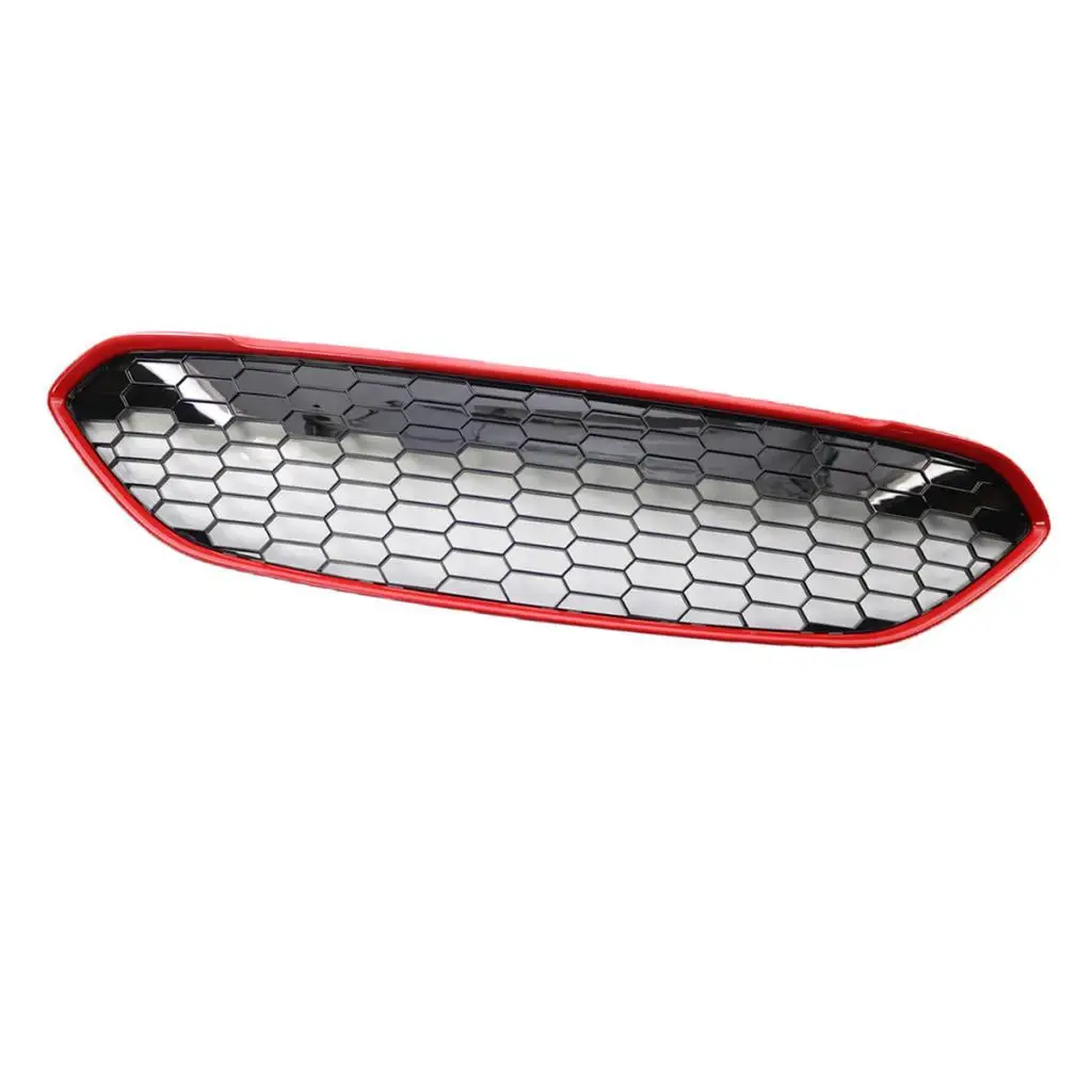 Auto Front Bumper Centre Grille Styling Upper 841591501 FD283Bzbcn Honeycomb Replacement Mesh Fit for Ford Fiesta -S 13-17