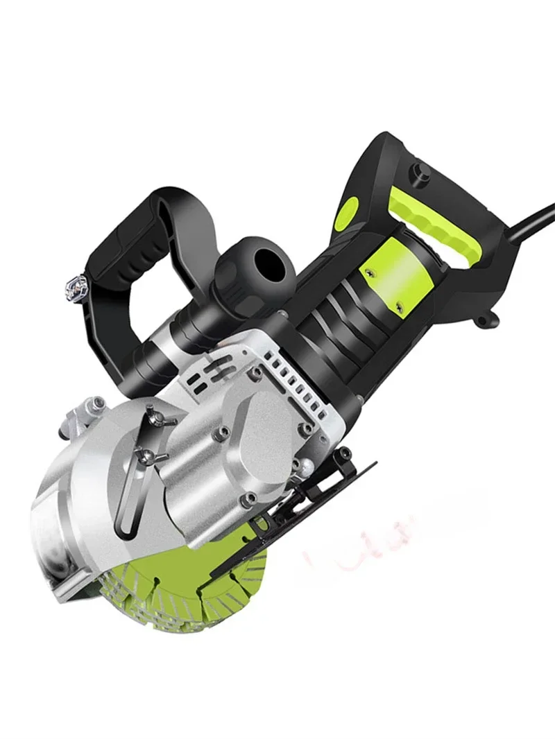 

Bestseller 8980W Handheld Laser Wall Slotting Machine Hydropower Installation Brick Wall Cutter Concrete Chaser Groove 220V