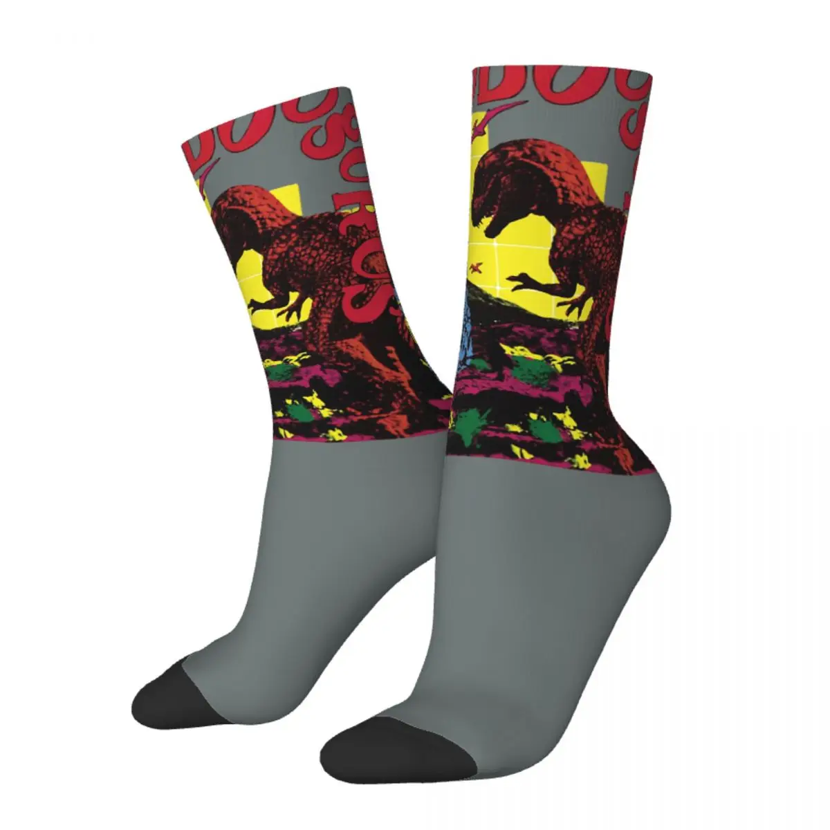 Hip Hop Retro Hoodoo Gurus Stone Crazy Men's Socks Unisex Dinosaur Harajuku Seamless Printed Funny Novelty Happy Crew Sock