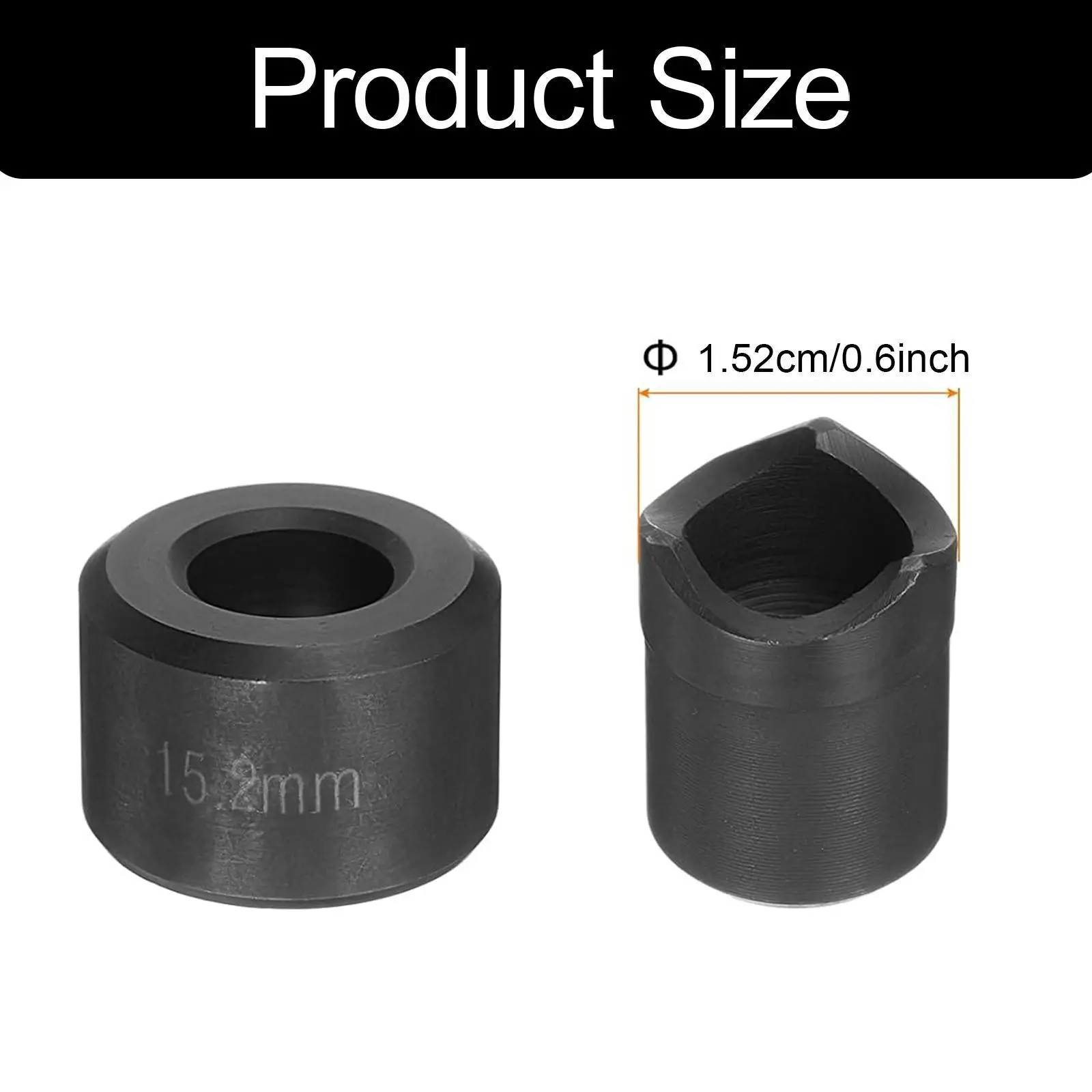 Manual Steel Hexagon Hole Cutter Metal Punching Tool for Sink Plate Heavy Duty Hand Tool