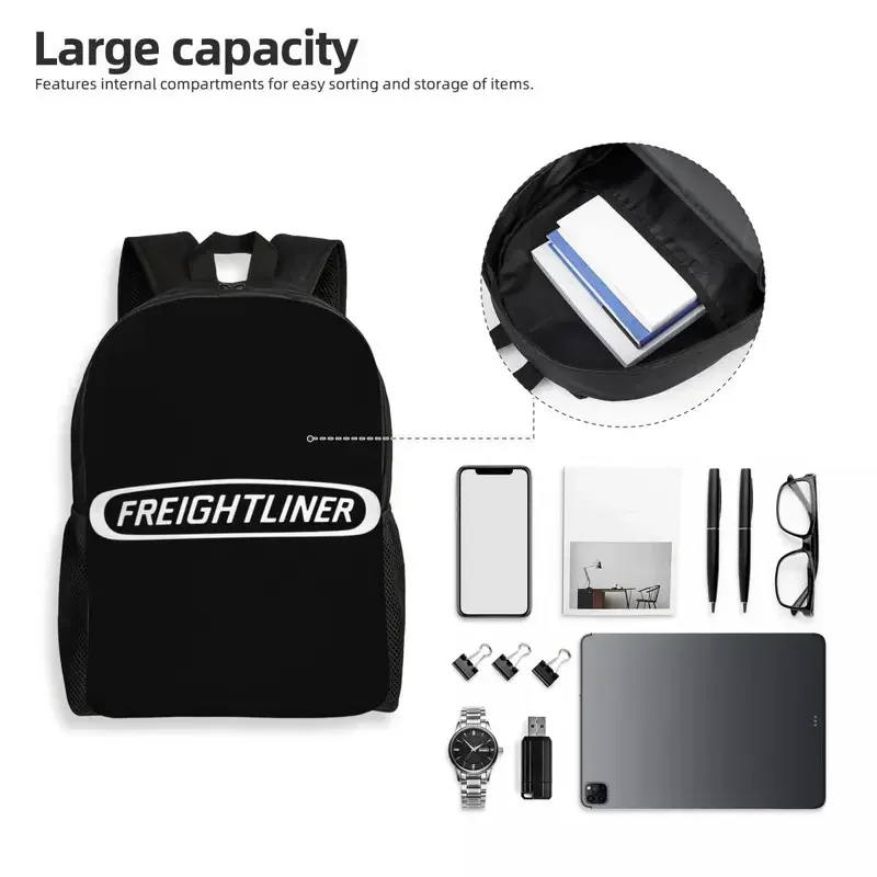 Freightliner Laptop Backpack Men Women Fashion Bookbag For College School Student Bag MN12