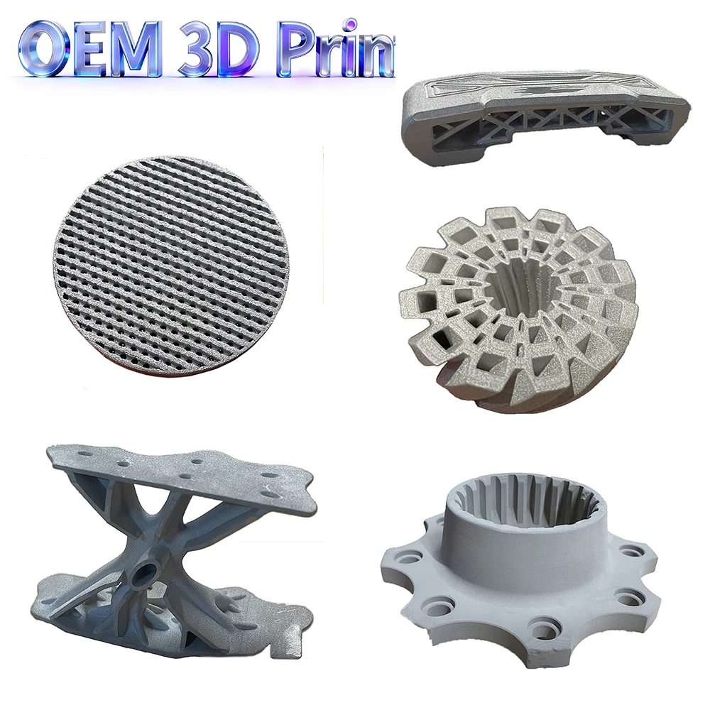 

Custom Metal 3D Printing Aluminum & Titanium Metal Parts Rapid Prototyping CNC Machining & 3D Printing Services File Preparation