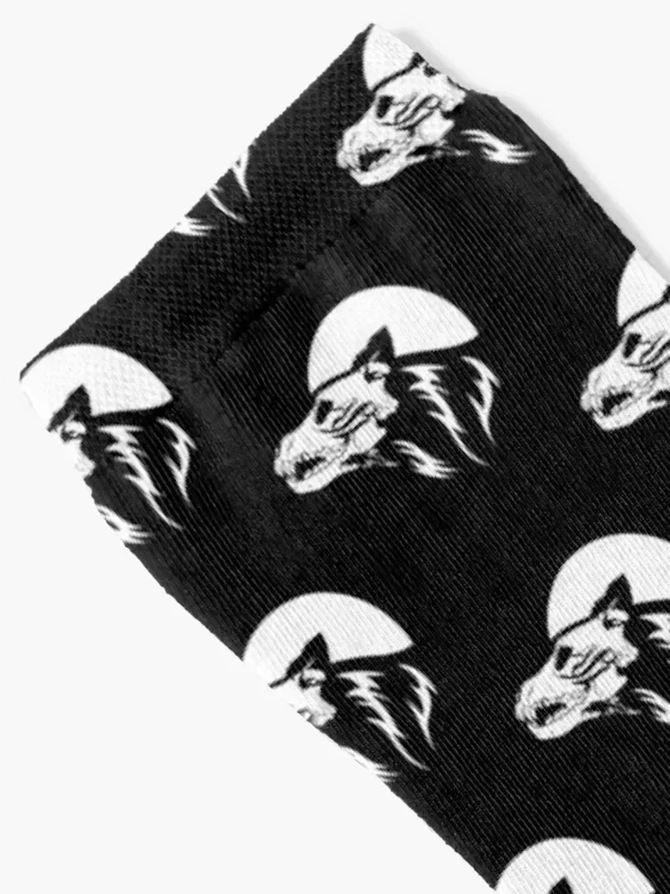 WRMFZY Spiritus Skelewolf Socks Run golf hip hop winter thermal Mens Socks Women's