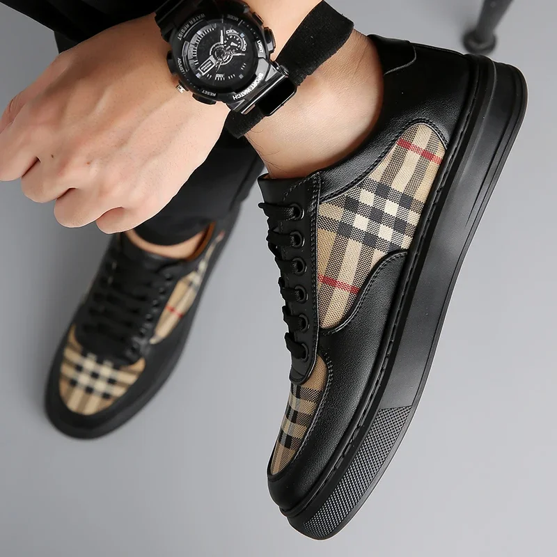 أحذية بيضاء للرجال، أحذية تزلج كاجوال للزوجين، أحذية رياضية مريحة، أحذية تنس نسائية خفيفة للمشي لعام 2025