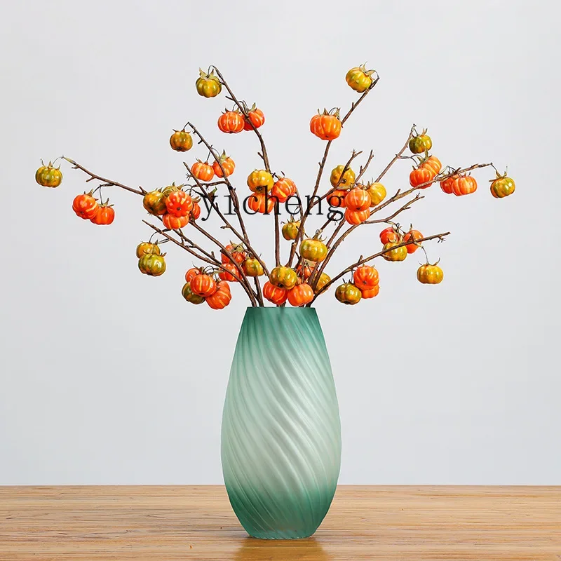 

HP6.8 small pumpkin housewarming new home decoration wabi sandy wind living room dining table table a few cabinets ornament