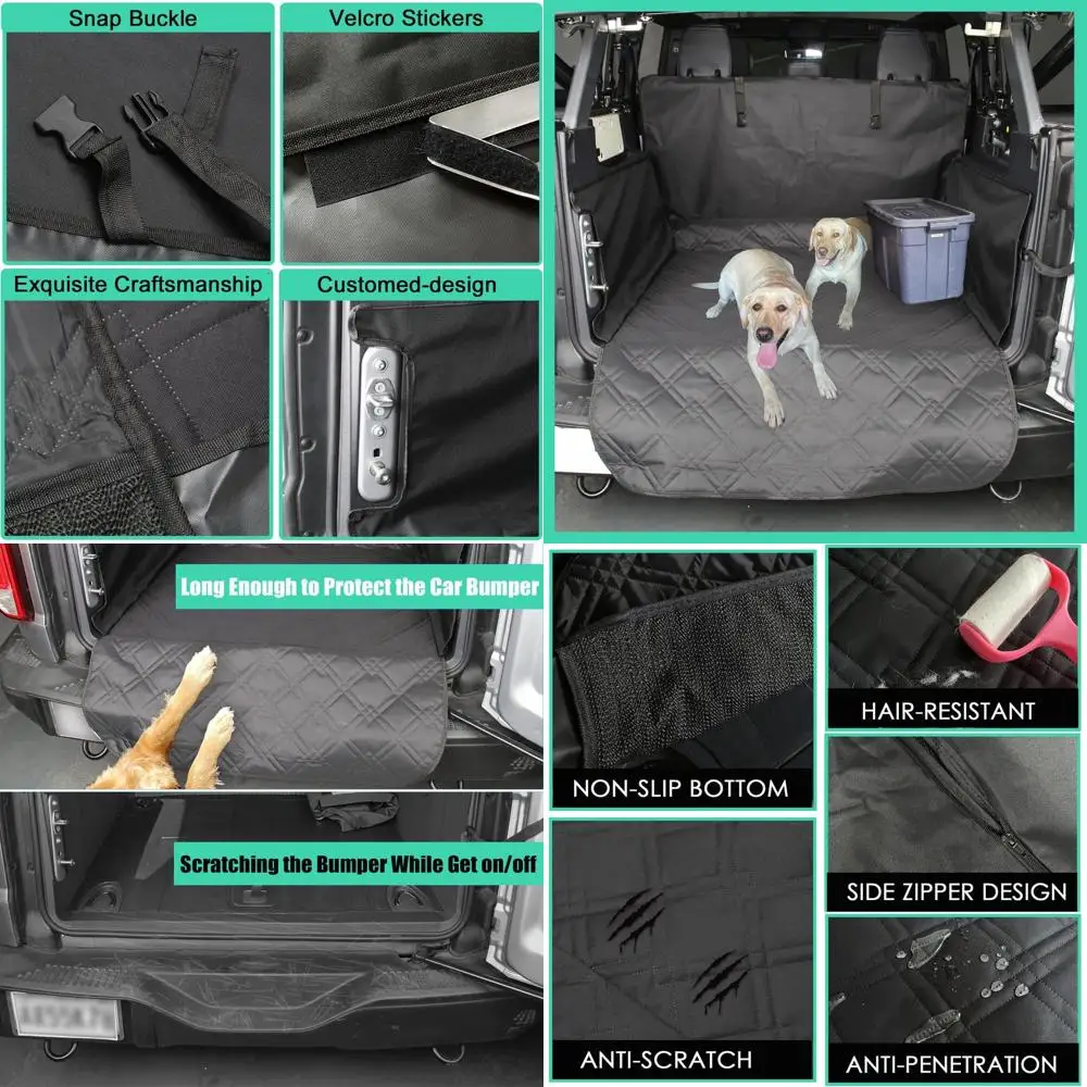 

Waterproof Anti-Scratch Dog Car Seat Cover for All-Weather Protection in Ford Bronco 4-Door 6th Gen