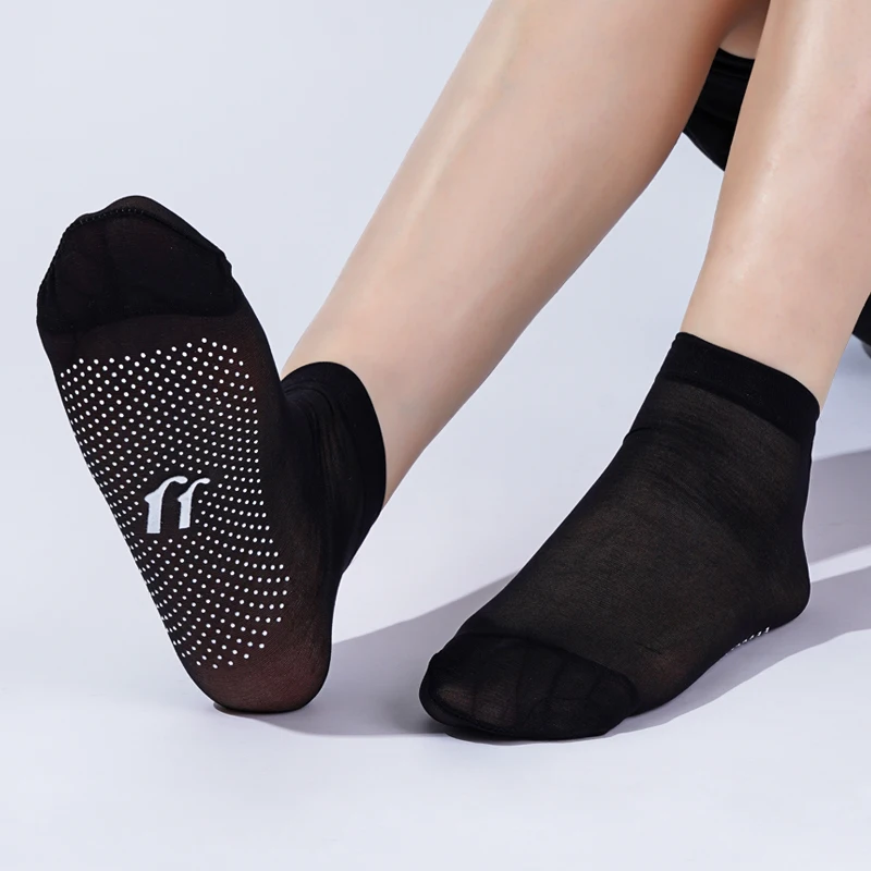 

10 Pairs Spring Summer Women Soft Socks Crystal Short Silk Socks Comfortable Stockings Ladies Ultrathin Breathable Female Sock