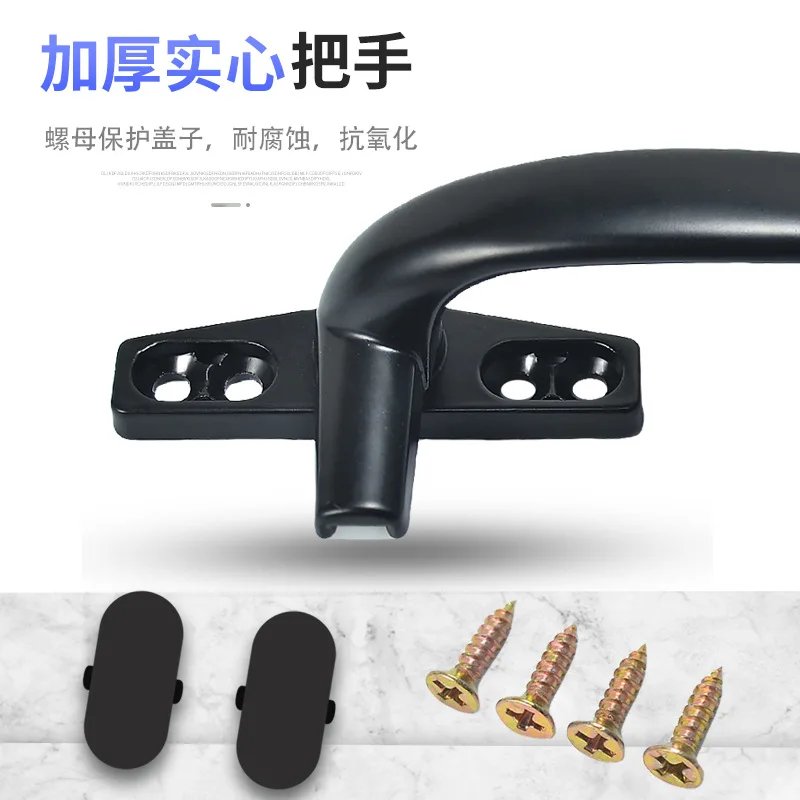 50 type casement window aluminum alloy window handle lock outward push window