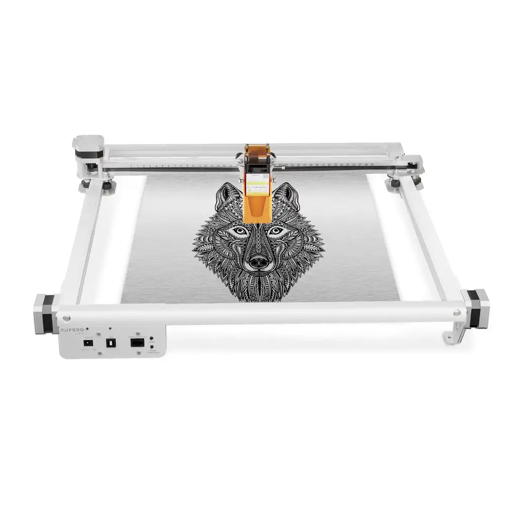 Aufero AL2 LU2-4 SF 5Wレーザー彫刻機 高精度デスクトップCNCカッター 木材・革工芸用