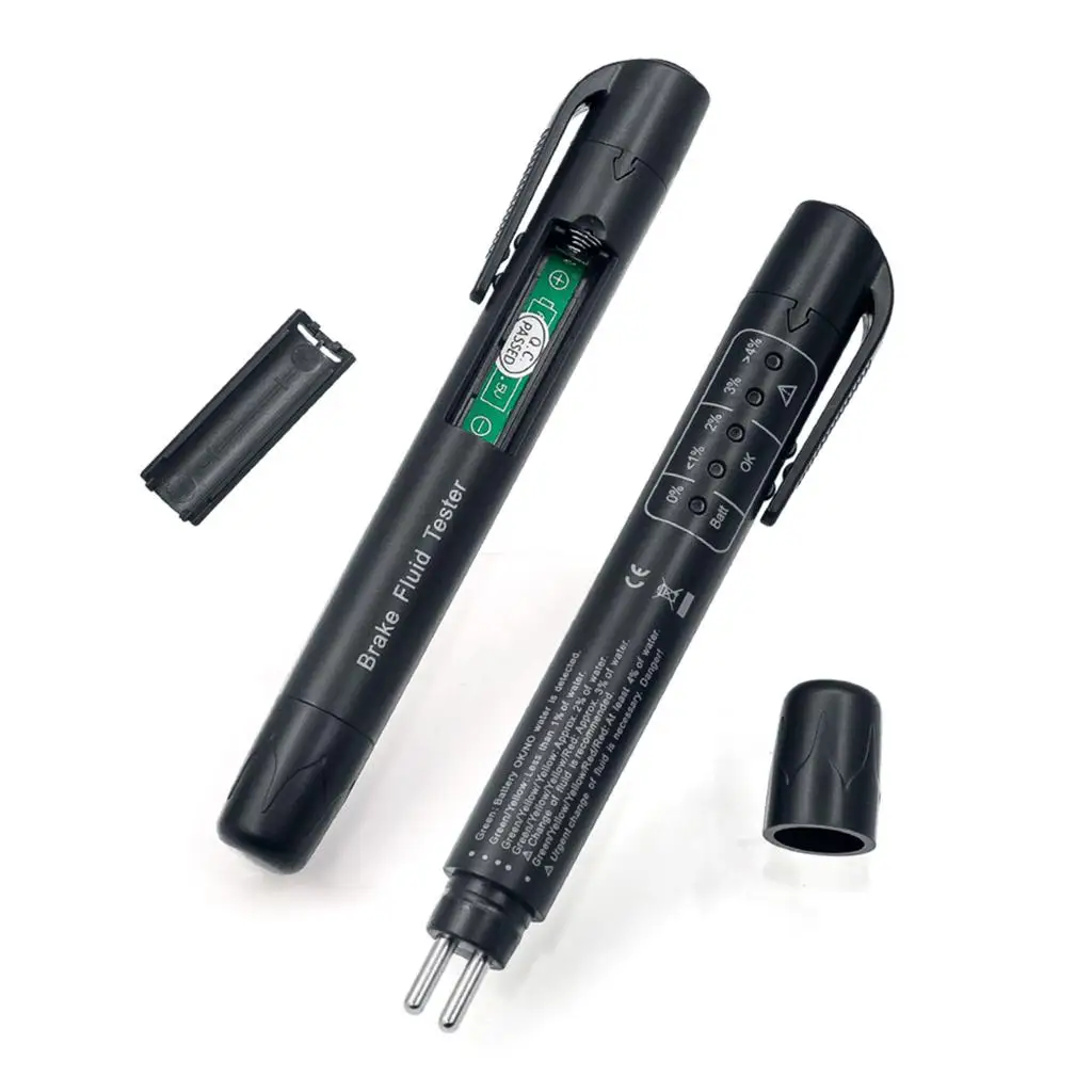 Oil Quality Check Pen LED Brake Fluid Tester Automotive Test Pen Universal Vehicle Tool for Garage