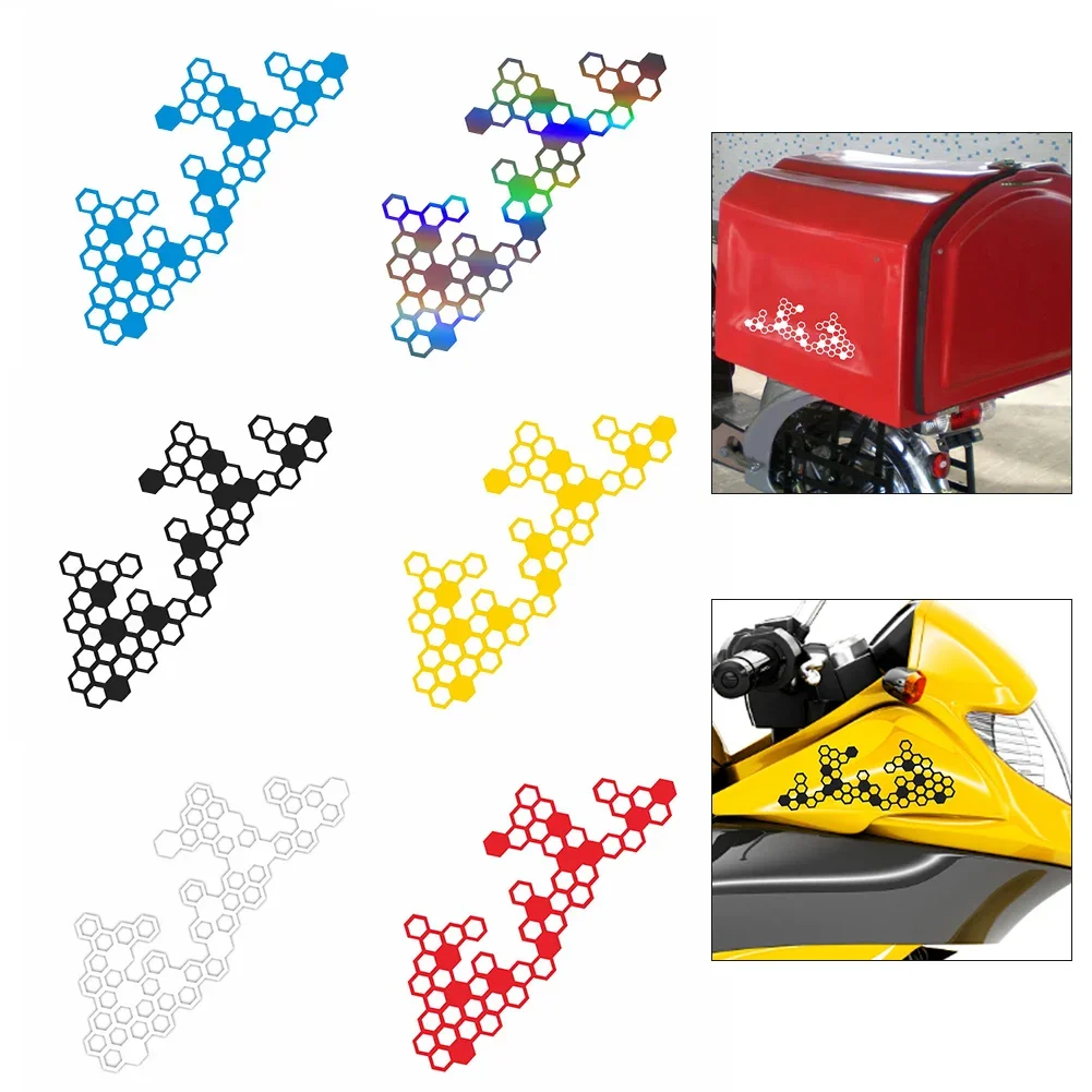 Motorcycle Decorative Stickers For Moto Fairing Fuel Tank Waterproof Racing Helmet Vinyl Decals Accessories Motorcycle Stickers