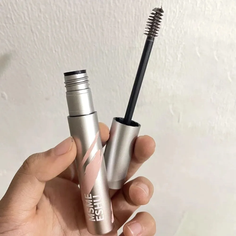 Natural Eyebrow Dye Cream Sweat-proof with Folding Brush Brow Dye Pencil Long-lasting Brown/Coffee Eyebrow Mascara Daily Use