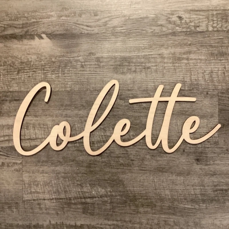 Personalized Wooden Name Sign for Nursery Wooden Name Sign Baby Nursery Name Sign Wood name Sign Wall Name for NurseryCustomName