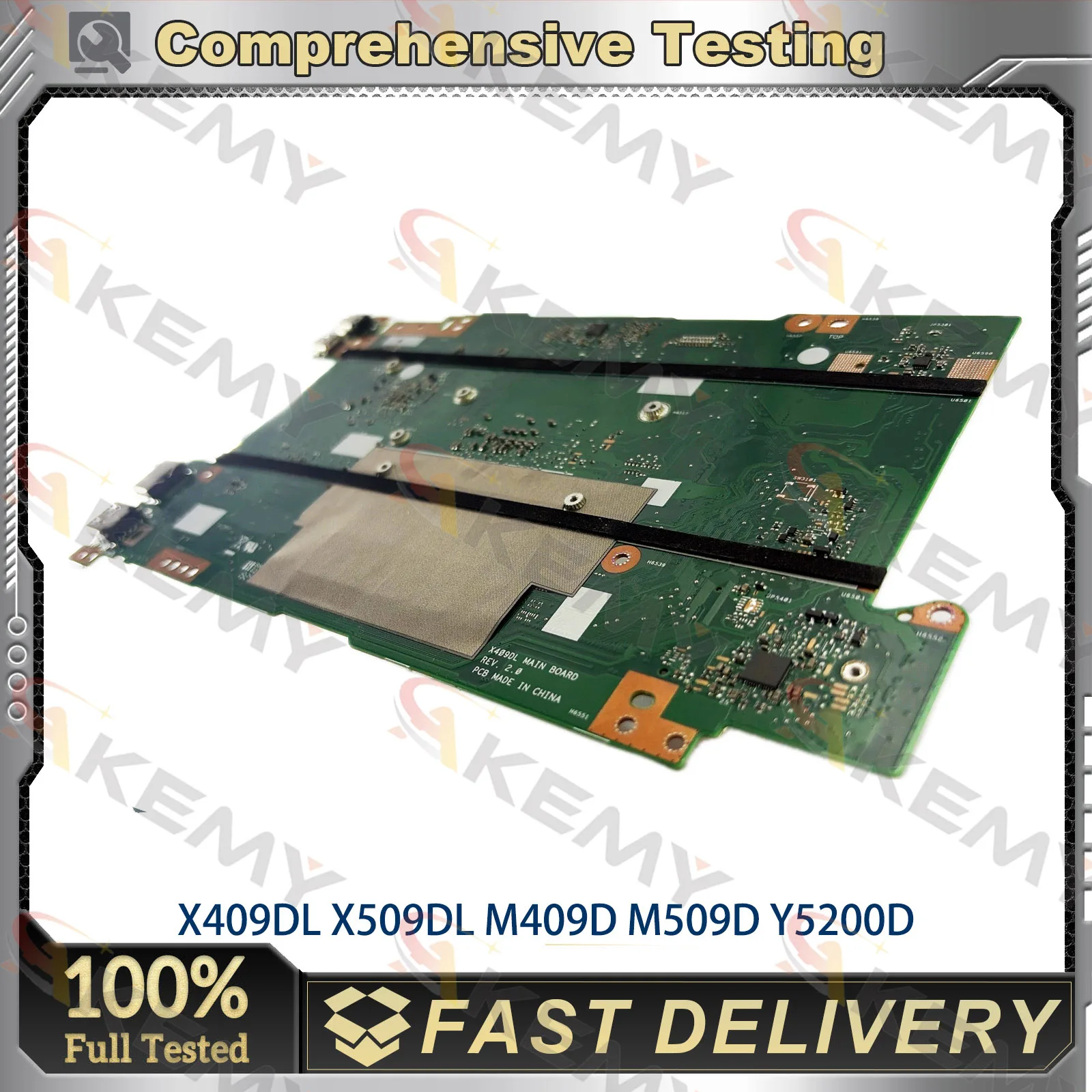 carte-mere-d'ordinateur-portable-x409dl-pour-asus-y4200d-x409dap-x409dl-fl8700da-d509d-x409d-m409d-d409d-avec-processeur-r3-r5-r7-100-teste