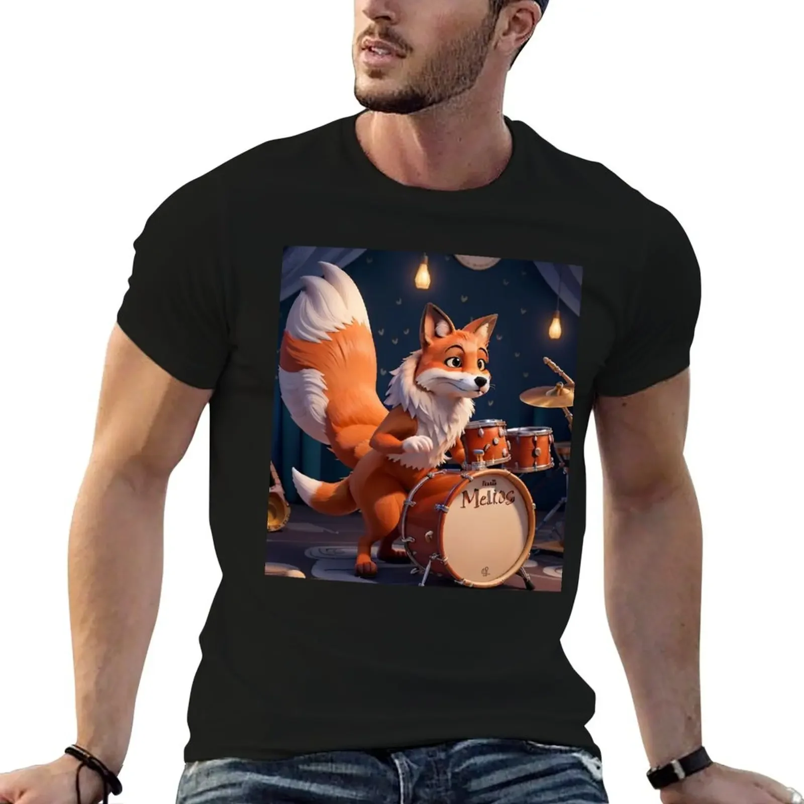 

Fox's Musical Talents T-Shirt football t shirt Blouse black t-shirts for men