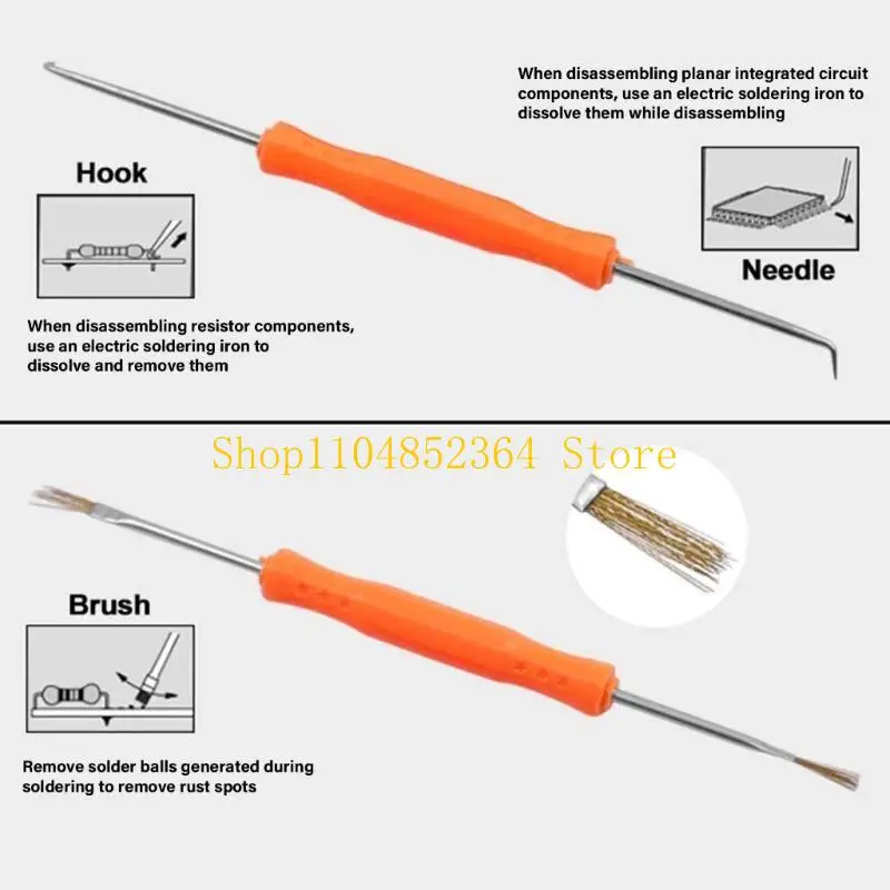 652F 6Pcs Soldering Solder Iron Hot Air Soldering Assist Disassemble Tool Double sided Soldering Aid Repair Tools Easy to Use