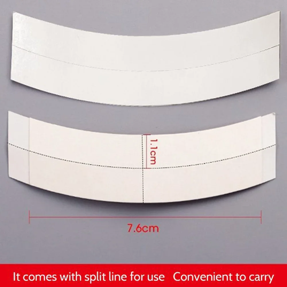 36 قطعة شريط شعر مستعار أبيض على الوجهين على شكل فائق للشعر المستعار الدانتيل سهل الاستخدام السريع