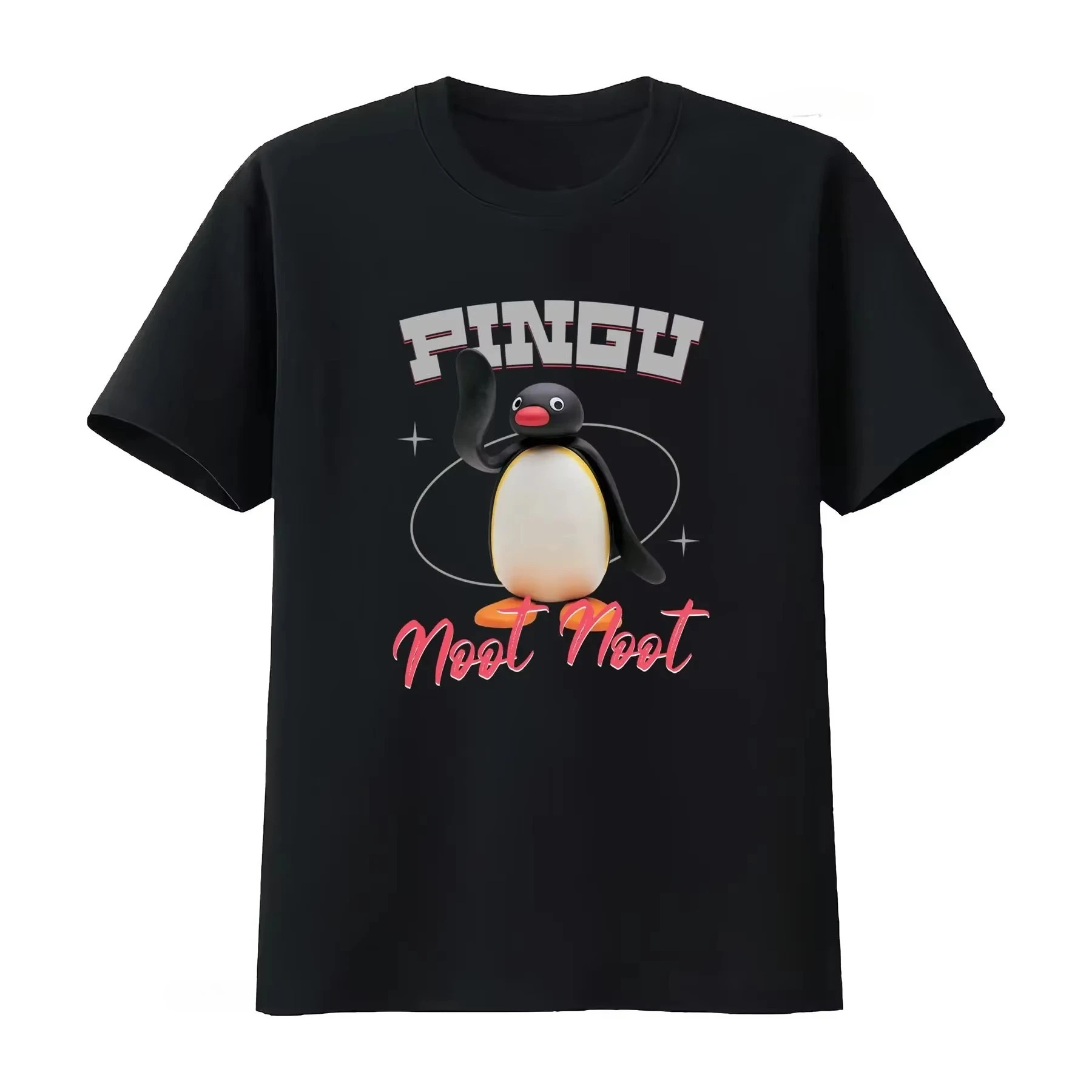 Pingu Funny Cartoon Kids Tv Noot Classic Show T Shirt Adorable Penguin Design Perfect for Young Fans vintage Washed Stylish