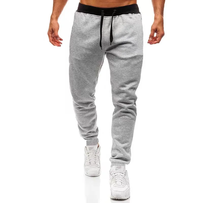 ربيع منتظم صالح سراويل رياضية الرجال Sweatpants عادية الرباط مرونة الخصر السراويل الرياضية مع جيوب وملابس الشارع الشهير