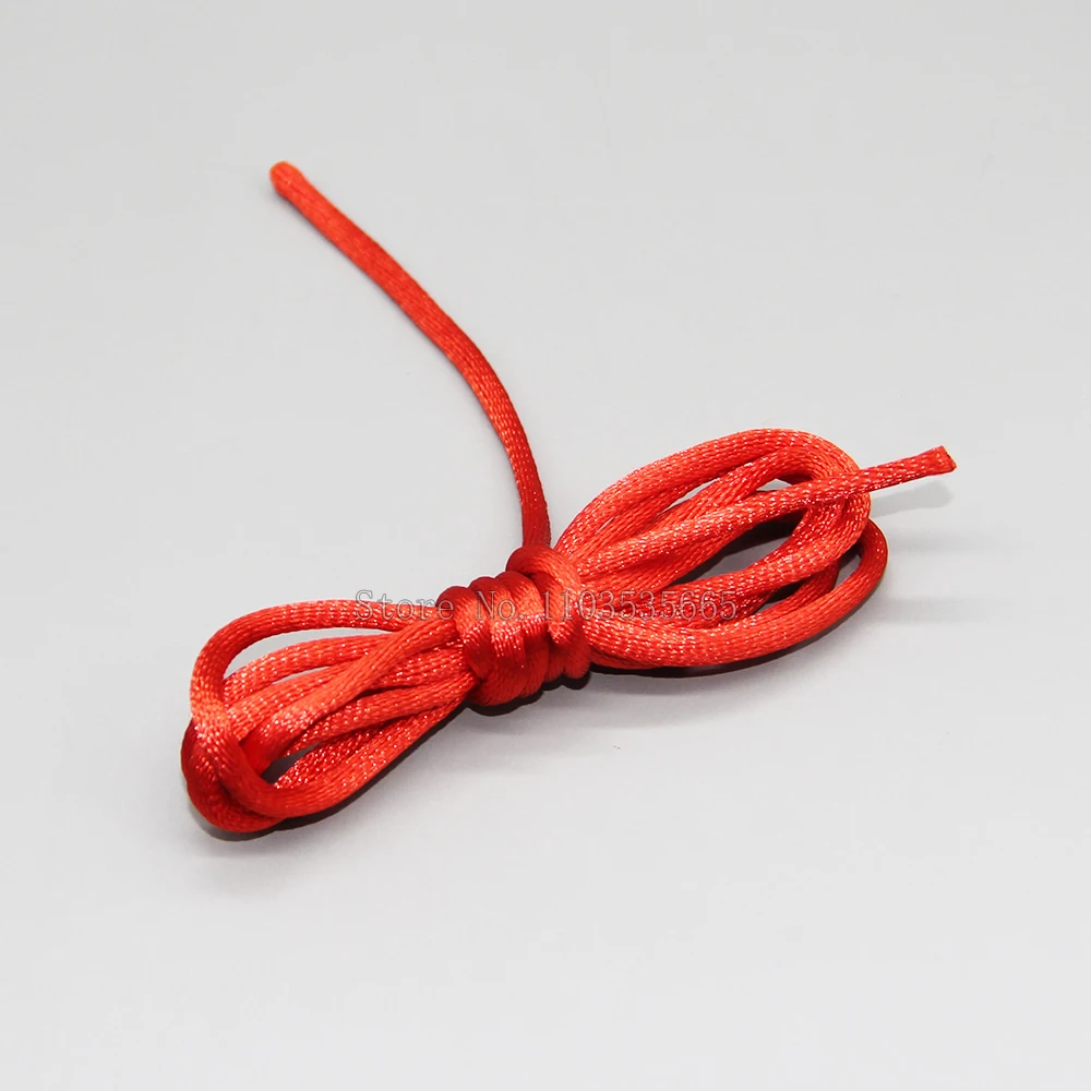 1.1M Red Rope For Crane Game Machine Parts Claw Rope 2.5mm / 3.0mm Diameter Doll Machine Crane Wear-resistant Rope