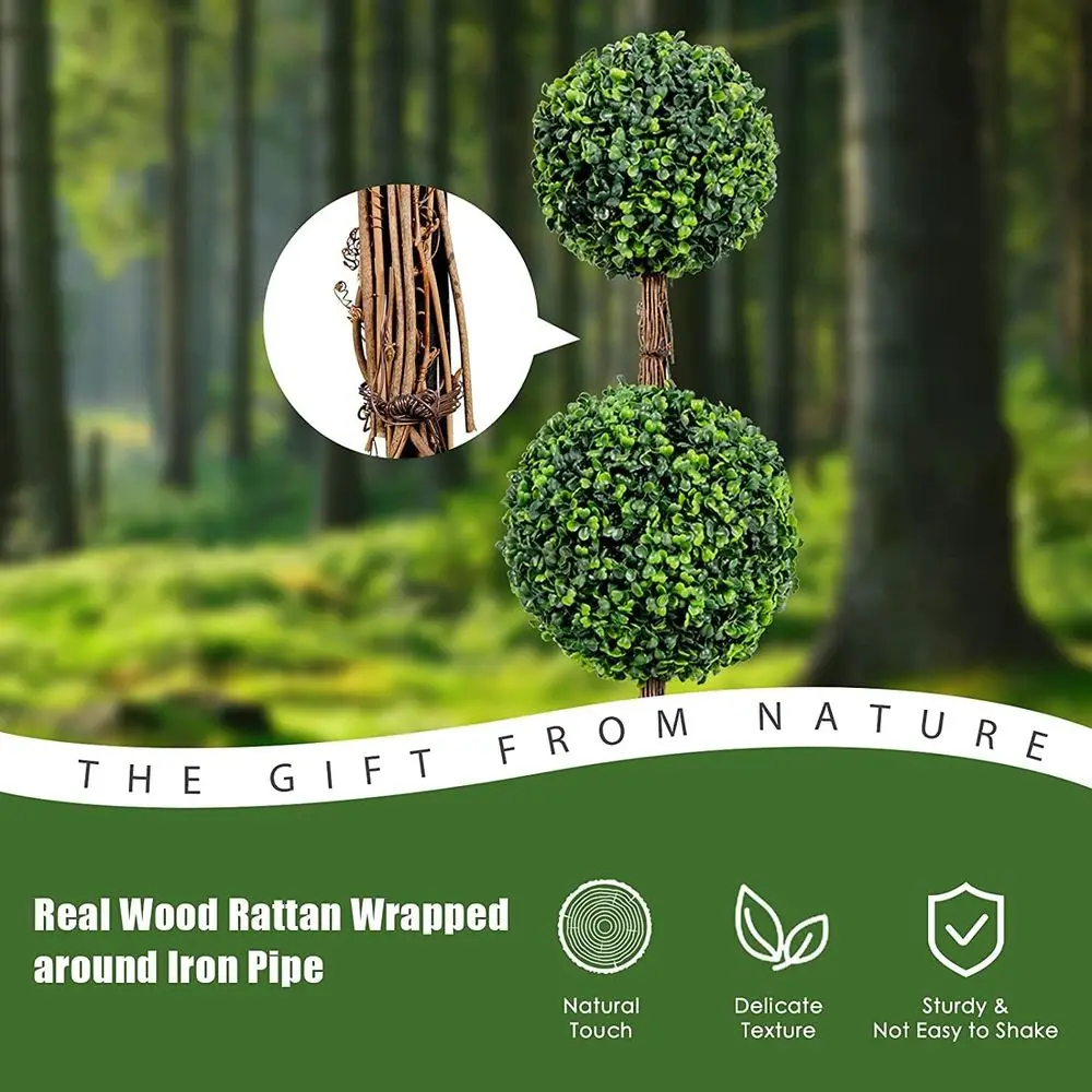 Artificial Boxwood Topiary Pair 5