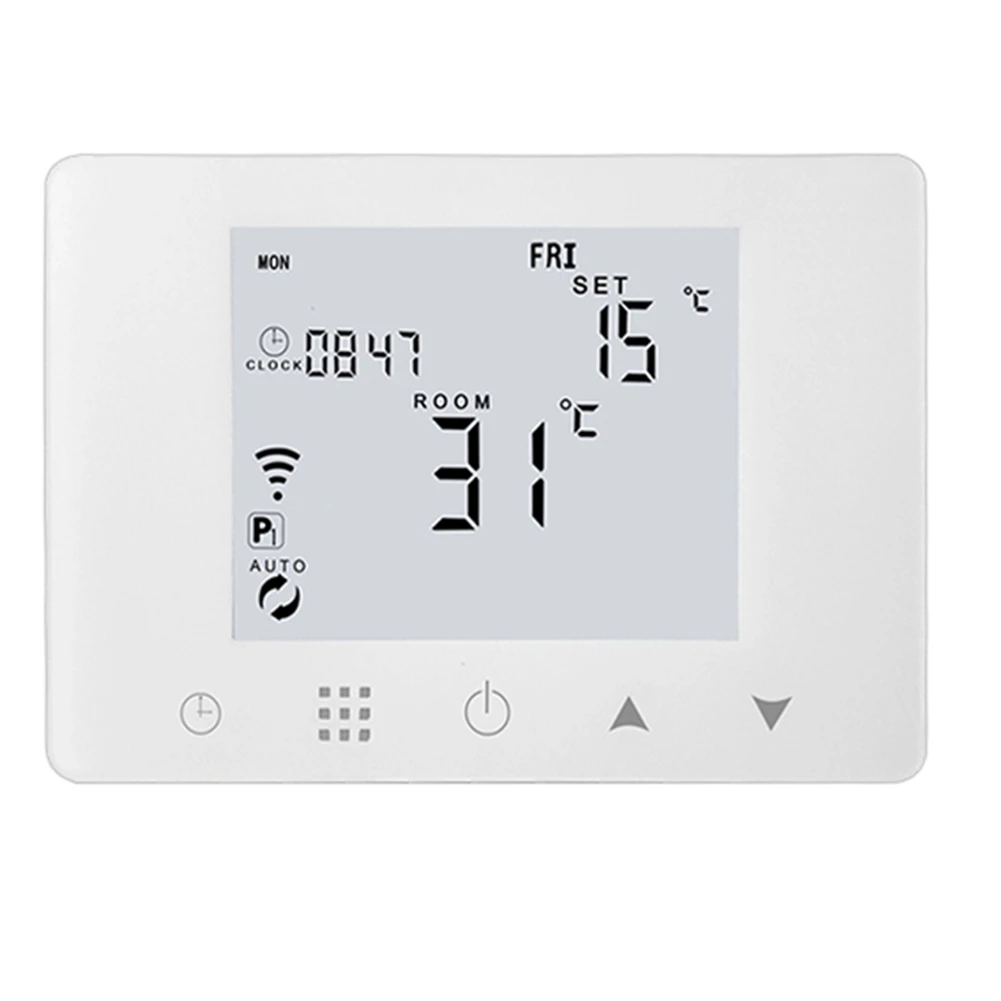 

WiFi Smart Temperature Controller Wall-Hung Gas Boiler Heating Thermostat Compatible for Alexa Home