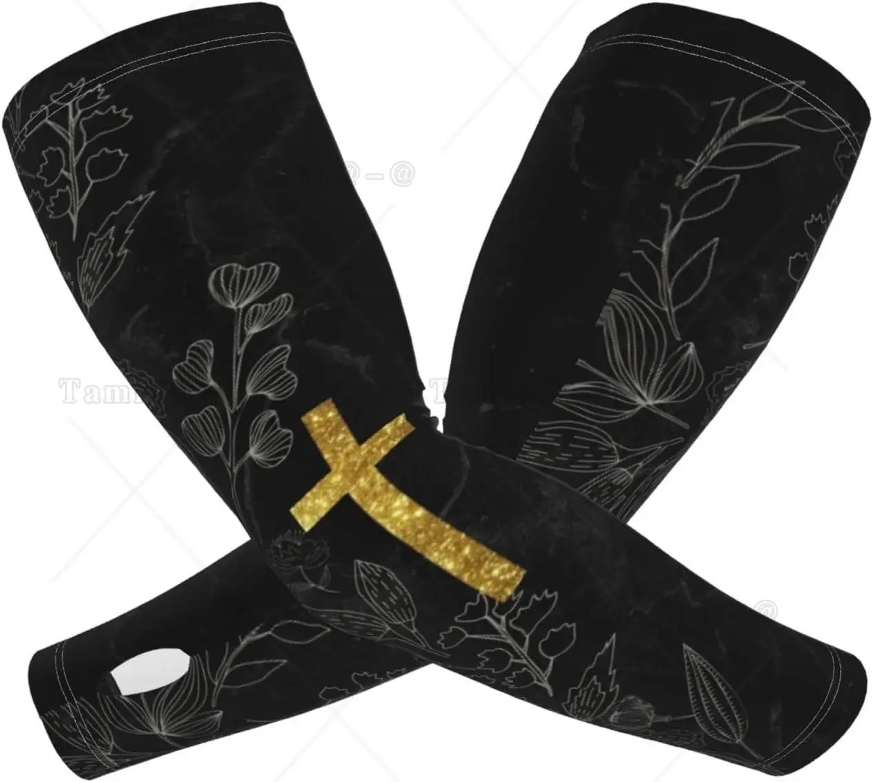 Jesus Arm Sleeves Cute Cooling Arm Cover for Women Men Basketball Cycling Sports Sleeves