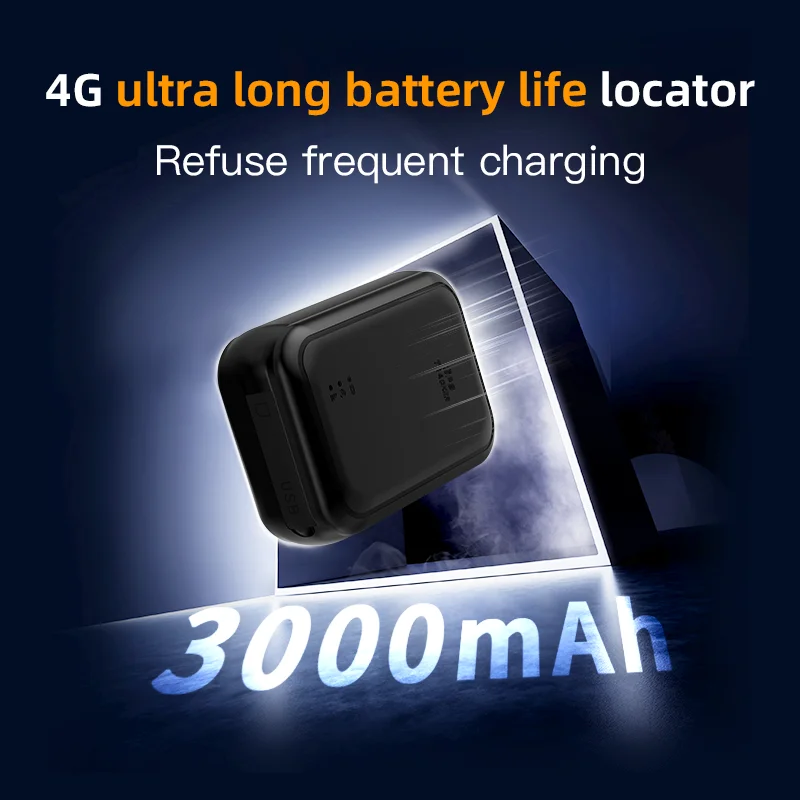Localizzatore GPS 4G LTE per veicoli Flotta per auto Batteria a lunga durata Magnetico US in tutto il mondo SIM IOS/Android App GSM/GPRS/Beidou