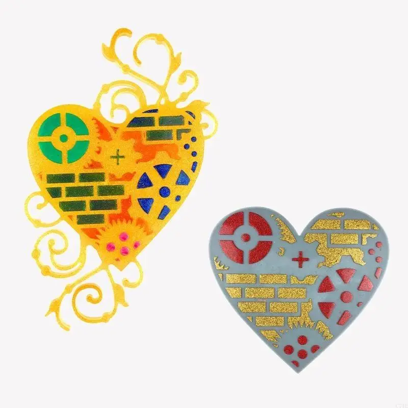 Wall Hanging Resin Moulds Heart Silicone Moulds Hat Gear for Butterfly Mou