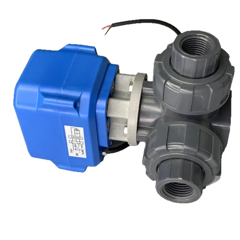 Mini electric actuator 10Nm 9-36v two-wire upside down with signal feedback, miniature electric valve