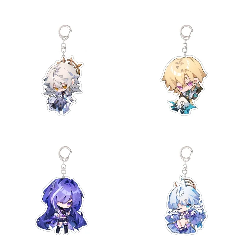 Game Honkai: Star Rail Figures Aventurine Sunday Robin Cosplay Acrylic Key Chains Cartoon Bag Accessories Fans Christmas Gifts