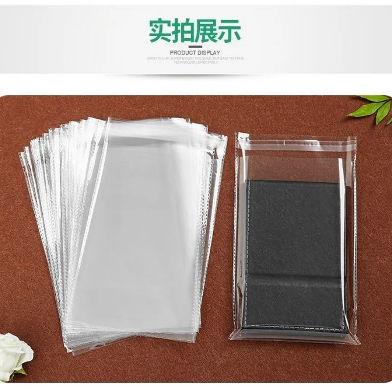 Multiple Size Clear Self-adhesive Cello Cellophane Bag 200PCS Self Sealing Small Plastic Bags For Candy Packing Resealable Bag