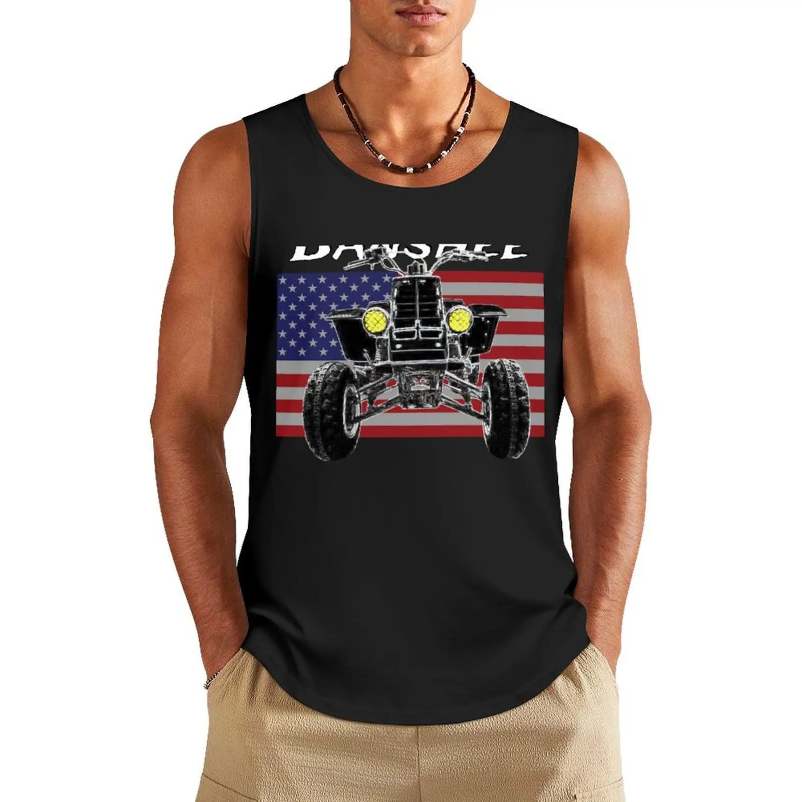 Banshee Quad ATV, Banshee Four Wheeler, Quad Bike Tank Top t-shirt Men's Men's clothes summer Men's tops