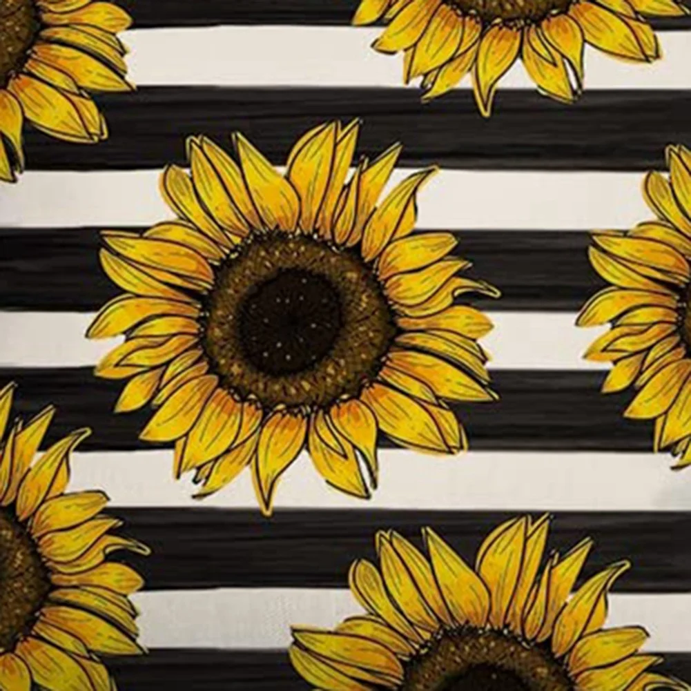 

Summer Pillow Covers 18X18 Set Of 4 Summer Decorations For Home Farmhouse Throw Pillows Sunflower Cushion Case For Couch