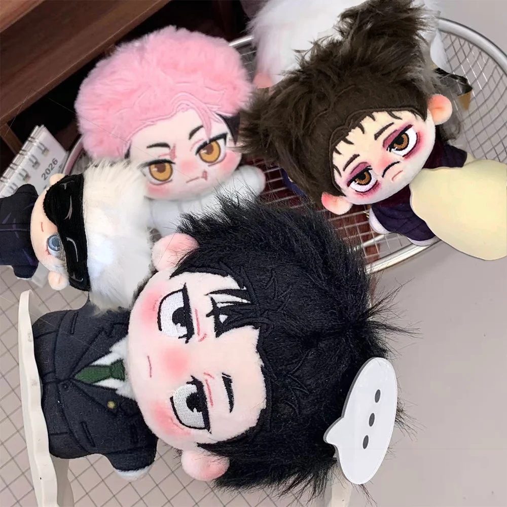 2026 New Kawaii JujutsuK Doll Anime Gojo Satoru Plush Keychain Cute JJK Figure Cotton Plush Doll Yuji Choso 10cm Toy Fans Gifts