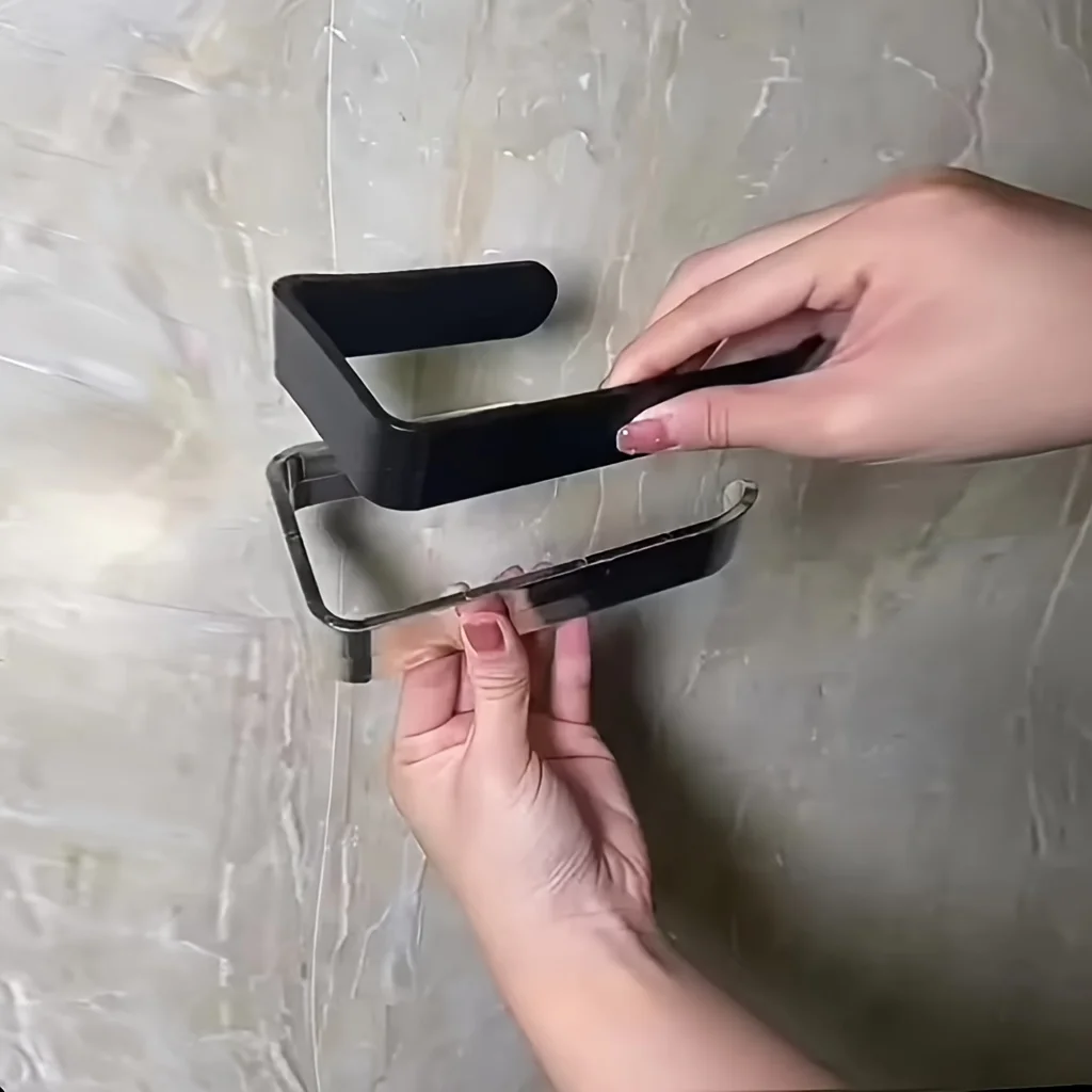 1 قطعة Rv مناديل حمام منشفة ورقية شاحنة التخييم المرحاض حامل حائط الفولاذ المقاوم للصدأ المنظمون لاصق لكمة خالية رف للقافلة